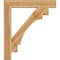 Ekena Millwork Merced Block Rough Sawn Bracket, Western Red Cedar, 6"W x 42"D x 48"H BKT06X42X48MRC05RWR - alternate 2